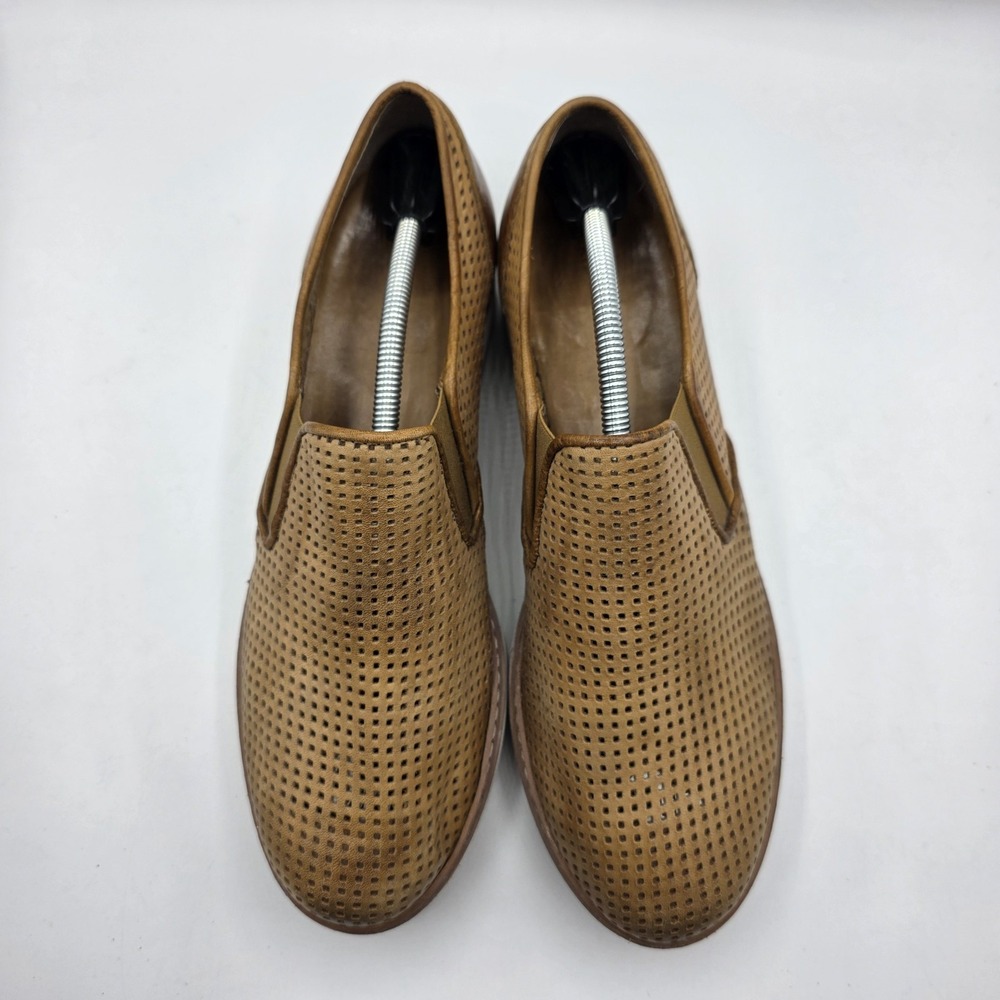 Makis Kotris Shoes‎ Womens 41 Brown Leather Platform Loafer Slip On Greece - Picture 4 of 14